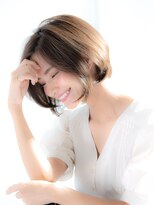 キャンバス バイ ネオリーブ 横浜西口(Canvas by neo.)&nbsp;頭の形が綺麗に！前下がり耳掛けショートボブ ミニマムボブ