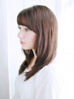 ヘアメイク ナル(hair make nalu)&nbsp;ワンカールのミディアムスタイル