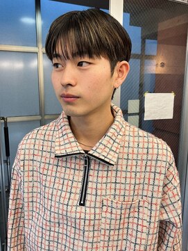 バイフィフス 原宿/表参道(by fifth) ◇センターパート ニュアンスパーマ 韓国ヘア シースルーバング