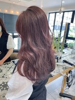 ヘアサロン ガリカ 表参道(hair salon Gallica)&nbsp;大人ゆるふわラベンダーココアブリーチなしダブルカラー