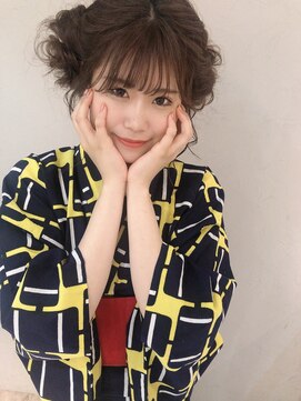 シー(cie) 浴衣ヘアアレンジ