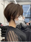 ハイライトバレイヤージュダブルカラー20代30代40代グレージュ