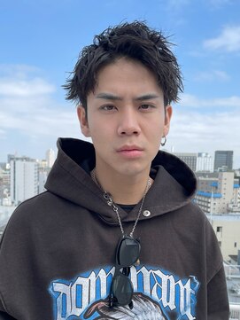 バサ 野方店(BASSA) 【スタイル】メンズウェーブヘア/短髪ツーブロック/アップバング