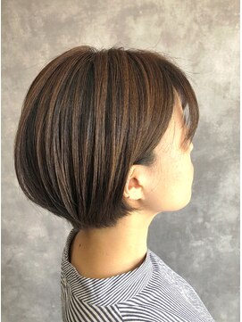 ランダ(LANDA.) 大人可愛い 20代 30代 40代 コンパクトショートボブ