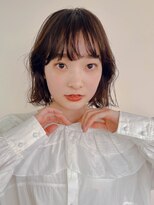 ムク 甲府(muku.)&nbsp;前髪/マチルダボブ/ピンクベージュインナー/グレージュ[甲府駅]