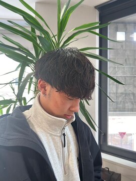 ヘアサロン アウラ(hair salon aura) 波巻きパーマツイストスパイラルスパイラルパーマ