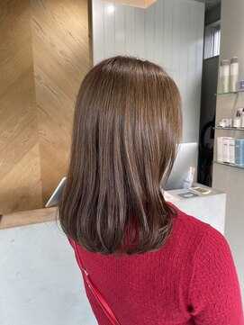 エイト 沖縄豊崎店(EIGHT toyosaki) 【EIGHT 豊崎】お客様スタイル_ミディアムナチュラルベージュ