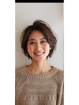 ルシードスタイル アウラ 松戸市五香(LUCIDO STYLE Aura) ショートスタイル【松戸・五香・白髪染め・カラー・髪質改善】