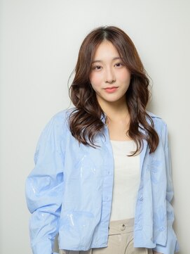 ヒョンミョン ライズバイレボ 取手店(hyon myon/RISE by REVO) レイヤーカット/デザインカラー/オリーブベージュ[取手/取手駅]