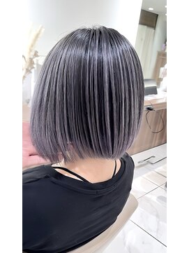 アッシュ 大宮店(Ash) ラベンダーシルバーバレイヤージュ