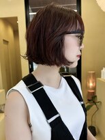 スニュウ(snuw)&nbsp;似合わせカットボブ小顔カットグレージュミルクティ