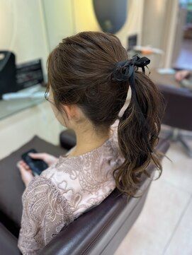 松本平太郎美容室 土浦パートワン(PART1) 土浦×結婚式お呼ばれポニーテールアレンジ×10代20代30代