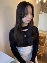 ココルアナ(coco luana)&nbsp;オリーブカラー/韓国/レイヤーカット/髪質改善