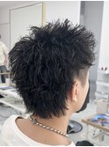 ウルフパーマ/スパイキーショート