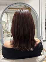 インスヘアー 梅田(INCE HAIR)&nbsp;ミディアム×暖色カラー
