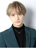 シースルーラウンドマッシュミルクティーベージュ