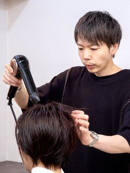 ミリューズ(miRyu's)の写真/【阪急・JR六甲駅徒歩5分】パーソナルカラリスト在籍、経験と知識をもとに似合う髪色に◎