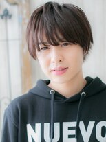 モッズヘア メン 仙台愛子駅前店(mod's hair men)&nbsp;長めバングで作りこまないマットブラウンマニッシュ仙台愛子