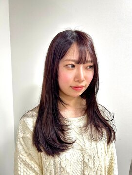 ビーグレイス パティオ 抜け感レイヤーカット×20代赤みブラウン