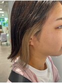ミルクティーイヤリングカラー