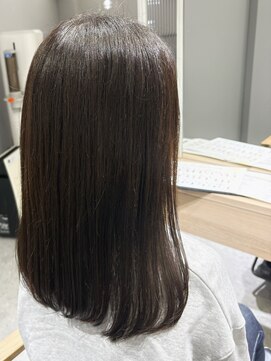 バイエイト(X８) ◎オリーブブラウン/顔まわりレイヤー