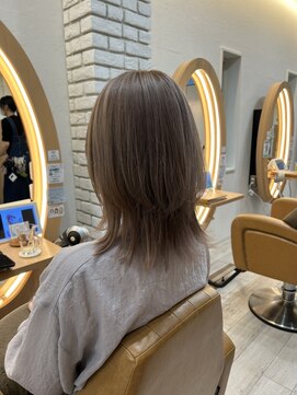 アドラーブル けやき通り店(adorable) メンズライクミニウルフショートウルフハイトーンシルキー