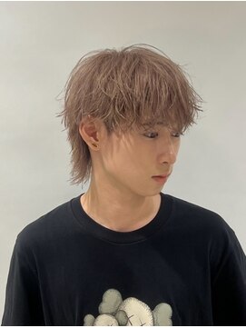 レグノバイグランツ 天神大名店(REGNO by GLANZ) ピンクベージュ/メンズカット/メンズパーマ/メンズブリーチ/眉毛