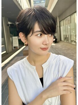 クーエフー(coo et fuu) メンズライクハンサムショート大人可愛い春カールパーマ