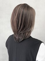 メグロ 相模大野(MEGURO)&nbsp;白髪ぼかしハイライトカラー/くびれヘアアプリコットオレンジ211