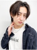 30代◎大人フェザーパーマ×ニュアンスで小顔効果