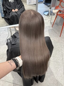 ペレ 梅田(PELE) くびれヘア/アプリコットオレンジ/夏のヘアアレンジ/梅田