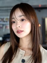 エインアンリー 明治神宮前(AIN.ANLY.) イメチェンミディアムレイヤーロングレイヤーカット顔周りカット