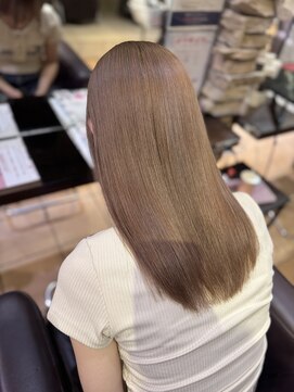 リー 甲子園(Lee) 髪質改善カラー　ハイトーンベージュ