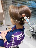 祭りヘアセット