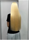 blonde/ブロンド 抜きっぱなし 金髪 ハイトーンロング