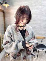 ソー(so.)&nbsp;レイヤーボブ/ボブレイヤーカット/ウルフボブ/モーブピンク/横浜