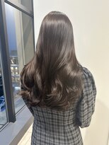 トータルビューティーサロン プリエ(prier)&nbsp;グレージュカラー/ロングレイヤーカット/髪質改善/透明感カラー