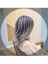ピヴォヘアー(pivo hair)&nbsp;バレイヤージュ　シルバー