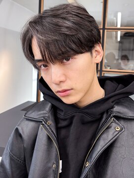 ソアメンズ 渋谷(soar men's) 小顔効果◎シースルー韓国マッシュ×センターパート×シャドウ