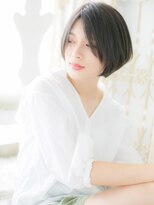 大波純一美容室パーティハン&nbsp;グレージュ顔周りレイヤーハンサムショートa小山20代30代40代