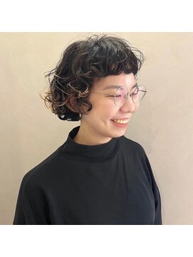 アンドワン 自由が丘(&ONE) ボブ×カーリーヘア