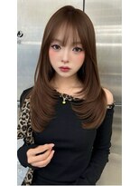 サンドナル 鹿児島天文館(sand NALU)&nbsp;ハッシュカット/グレージュ/デザインカラー[鹿児島天文館]