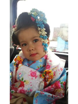 ハナココ 水戸店(hana Coco) 着崩れしない七五三着付けヘアセット メイク 日本髪 水戸