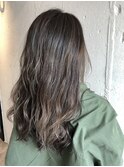 【EIGHT福岡】nabe_long_バレイヤージュシルバーブルージュ☆