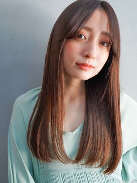 カンナ(Canna) 縮毛矯正/イメチェン前髪/黒髪/ラベンダーカラー/髪質改善/癖毛