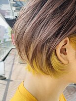 ヘアーアンドメイク ルシエル(hair&make Luxiel) インナーカラー×ハニーイエロー【葛西】