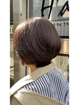 エイチ エアー ダヴ H air DAV調布北口 白髪ぼかしで柔らかいピンクパープル