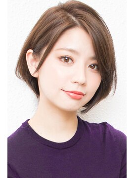 モニカ 西宮北口(Monica) 前下がりボブ・  内巻きワンカール・  ボブショート・暗髪