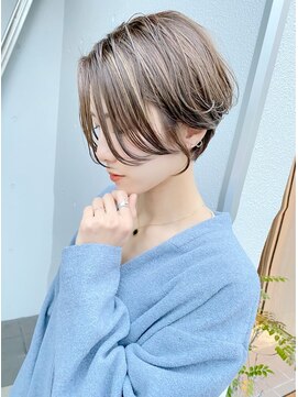 イオエ(ioe) イメチェン/外ハネボブ/ワイドバング/ブルーブラック/美髪