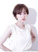 大人かわいい小顔美髪こなれショート0802